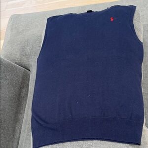 Polo by Ralph Lauren Dark Blue V-Neck Sweater Vest